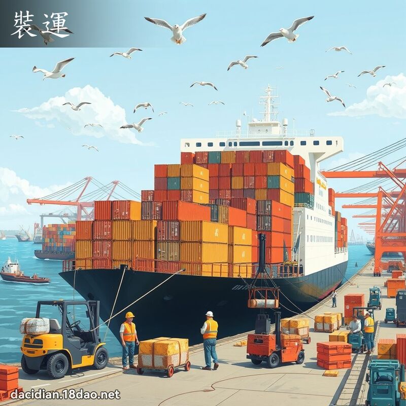 裝運 - 國語大辭典配圖