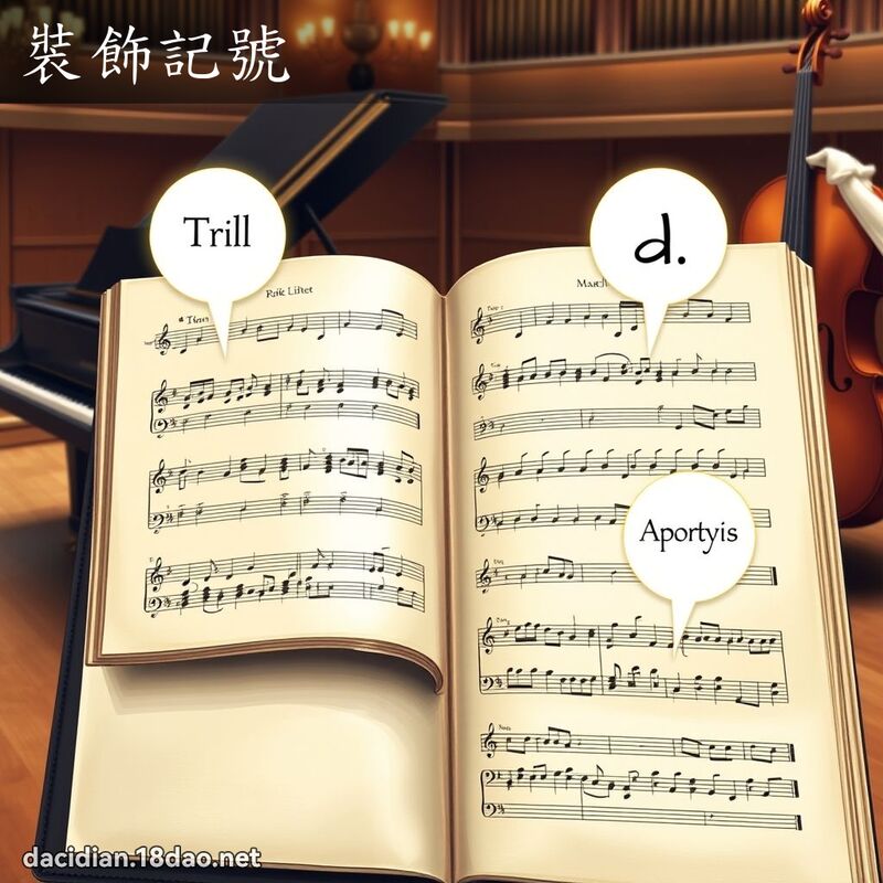 裝飾記號 - 國語大辭典配圖