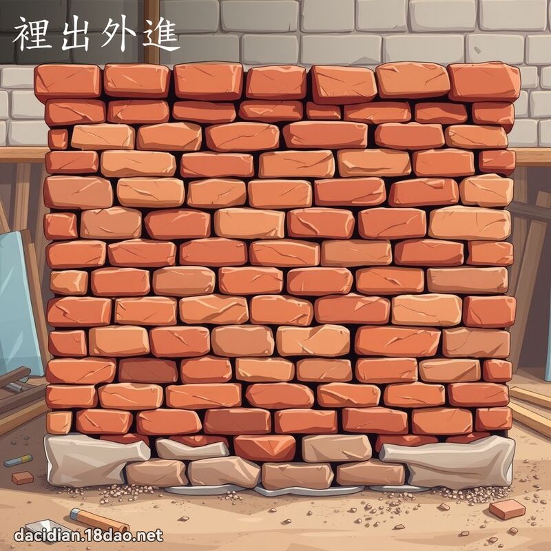 里出外进 - 国语大辞典配图