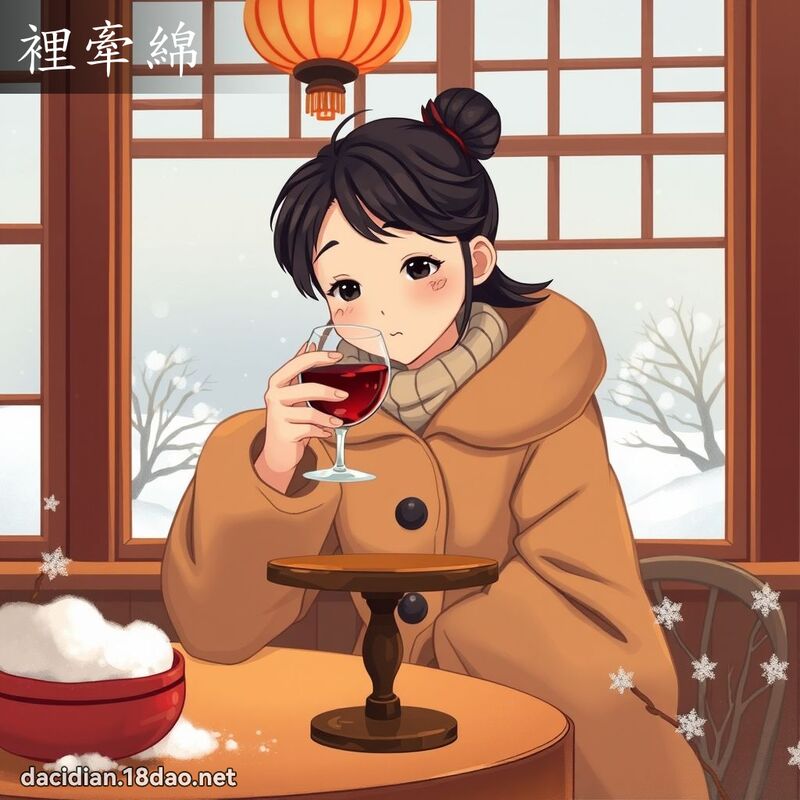 裡牽綿 - 國語大辭典配圖