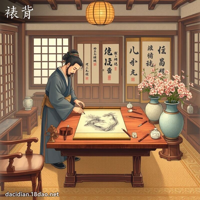 裱背 - 國語大辭典配圖