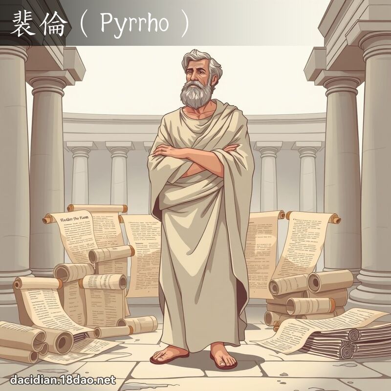 裴伦（Pyrrho） - 国语大辞典配图