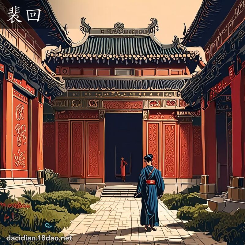 裴回 - 國語大辭典配圖