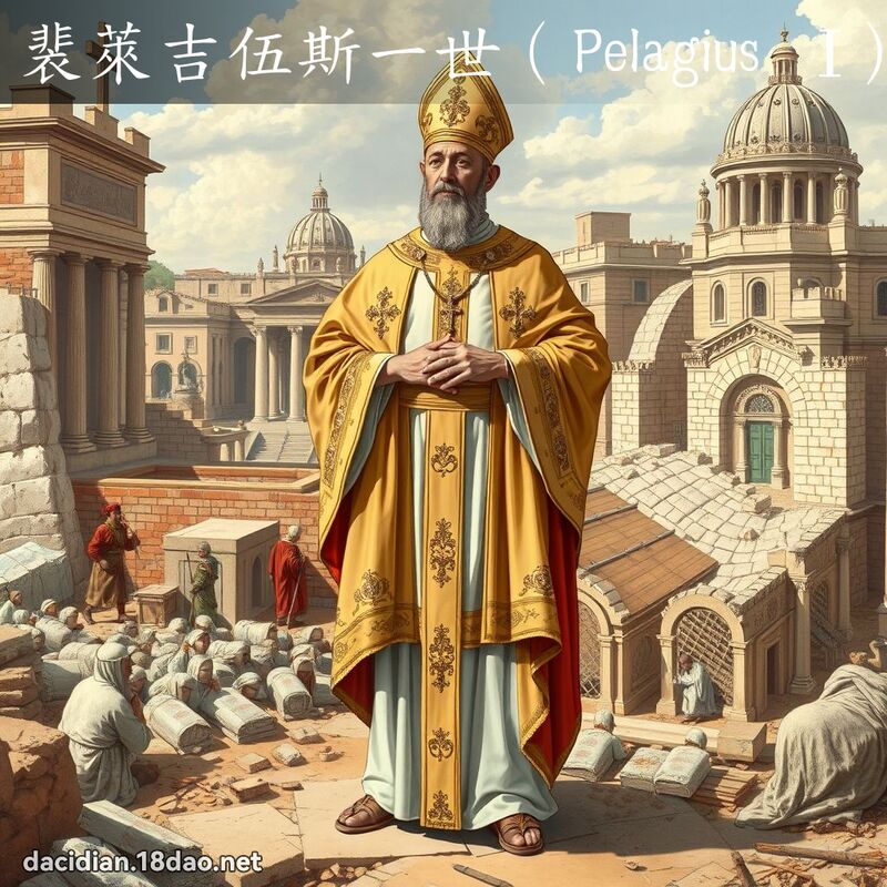 裴萊吉伍斯一世（Pelagius Ⅰ) - 國語大辭典配圖