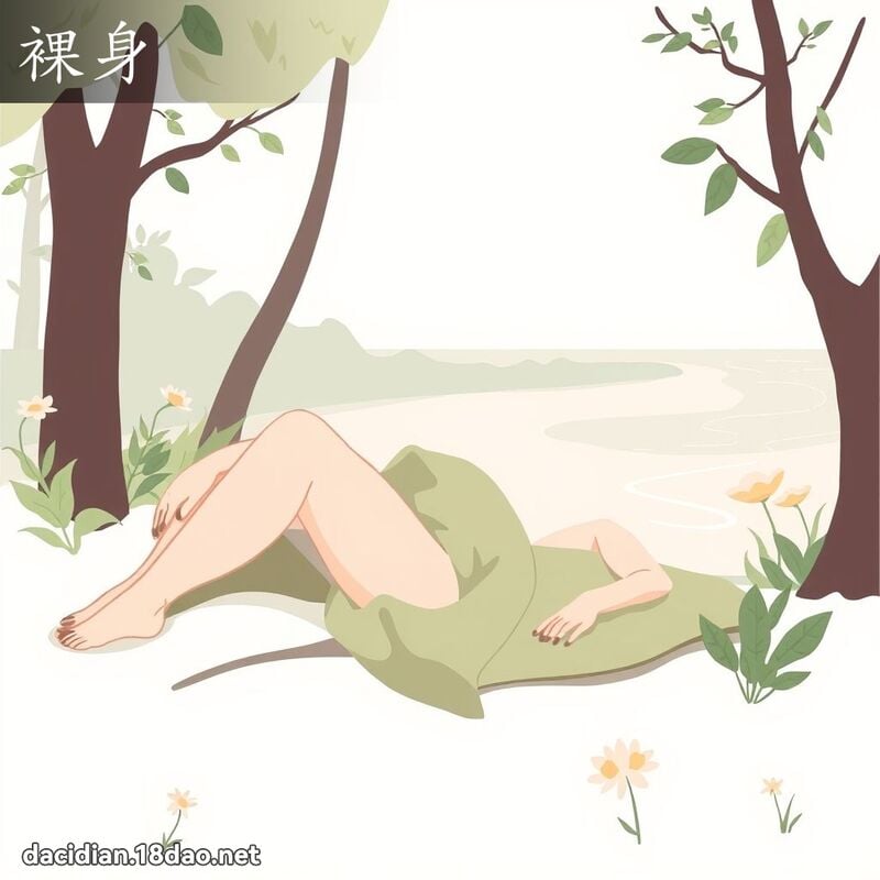 裸身 - 國語大辭典配圖