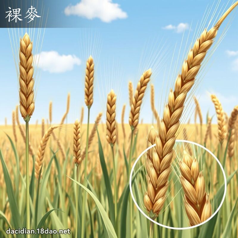 裸麦 - 国语大辞典配图