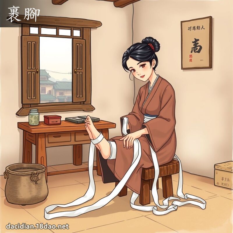 詞語: 裹腳 (多意詞)