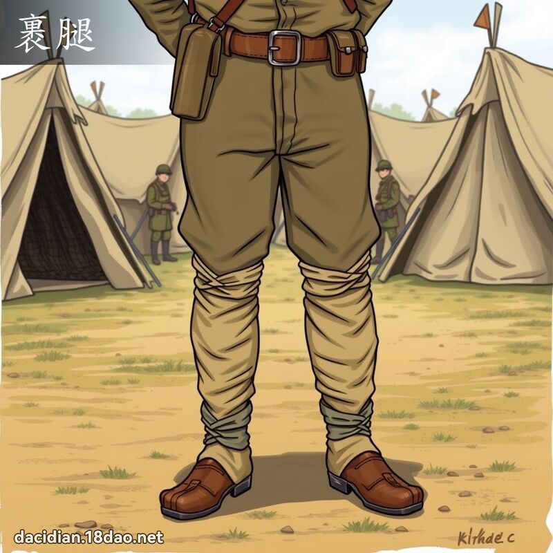 裹腿 - 国语大辞典配图