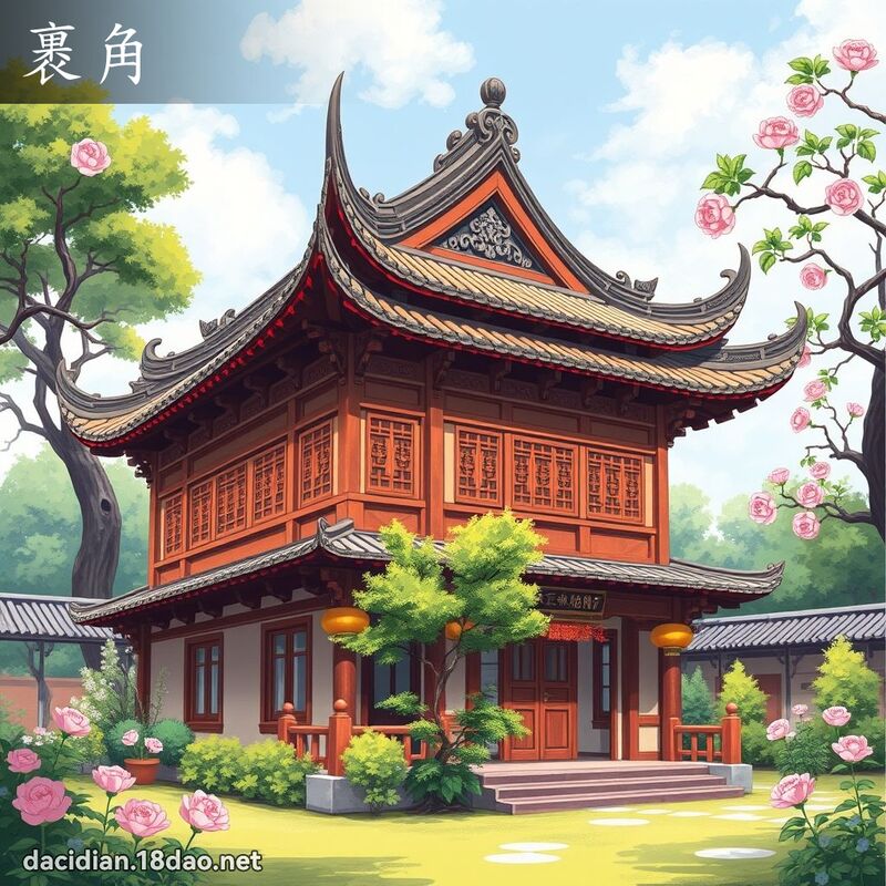 裹角 - 國語大辭典配圖