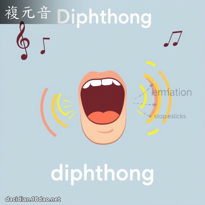 複元音 - 國語大辭典配圖