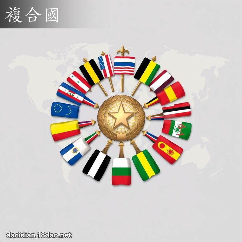 复合国 - 国语大辞典配图