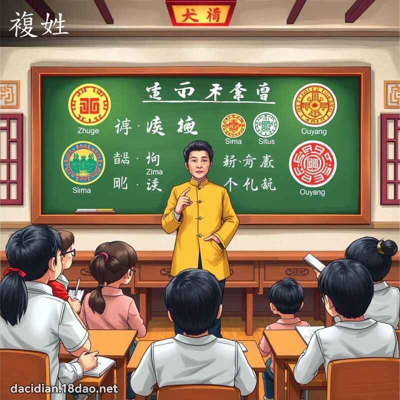 複姓 - 國語大辭典配圖