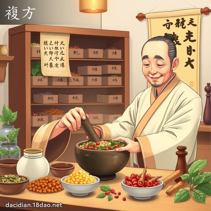 复方 - 国语大辞典配图
