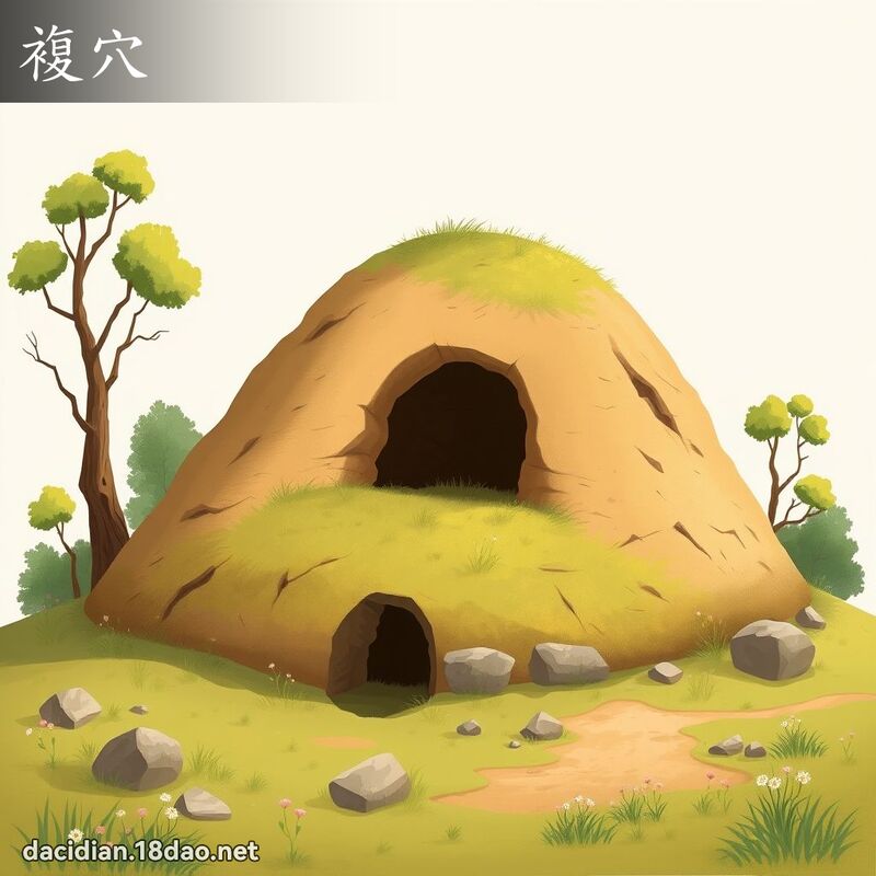 複穴 - 國語大辭典配圖