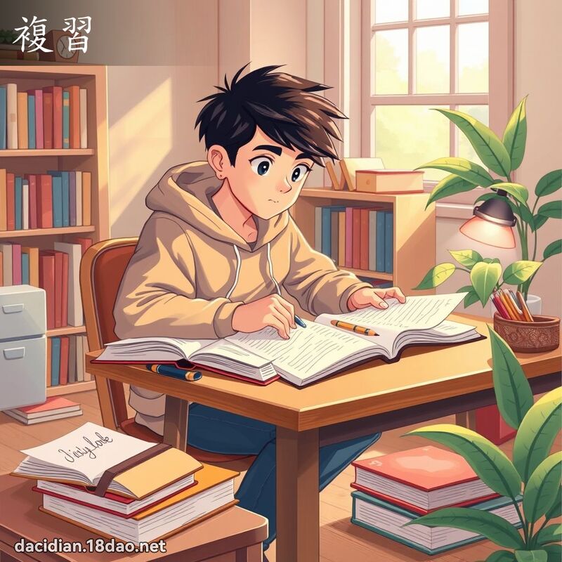 复习 - 国语大辞典配图