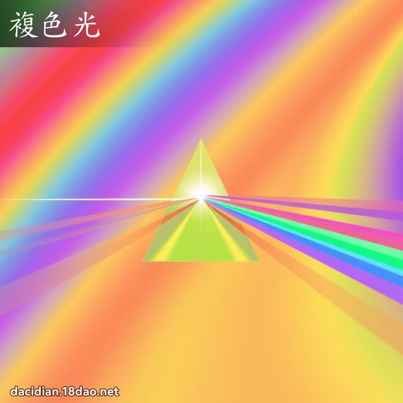 复色光 - 国语大辞典配图