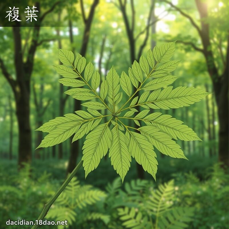 複葉 - 國語大辭典配圖