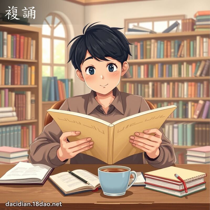 複誦 - 國語大辭典配圖