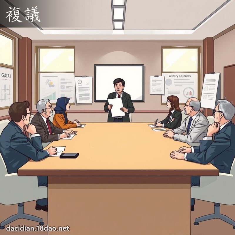 复议 - 国语大辞典配图