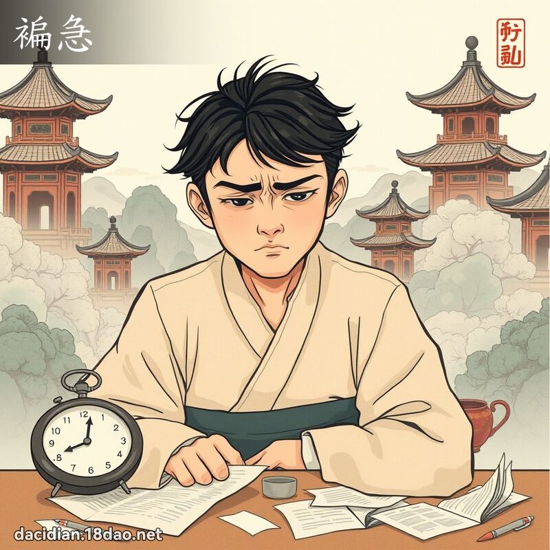 褊急 - 國語大辭典配圖