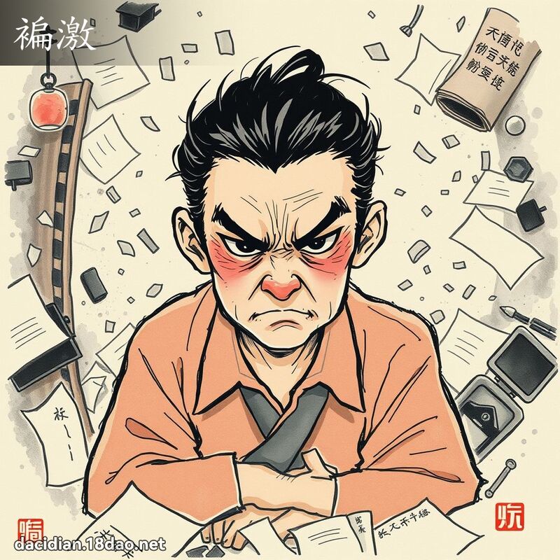 褊激 - 國語大辭典配圖