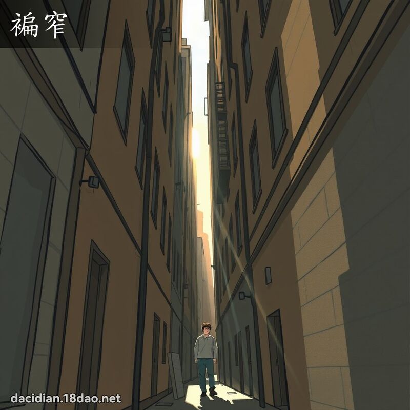 褊窄 - 國語大辭典配圖