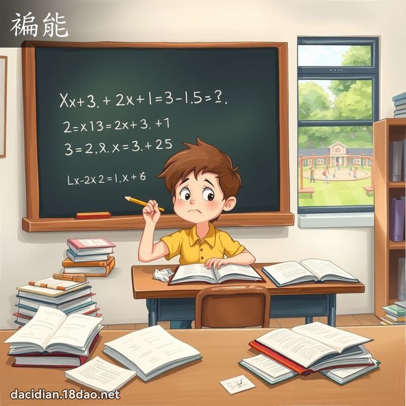 褊能 - 國語大辭典配圖