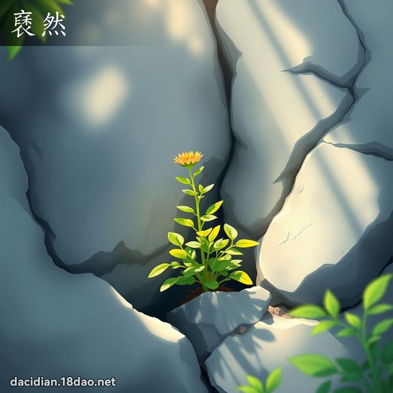 褎然 - 國語大辭典配圖