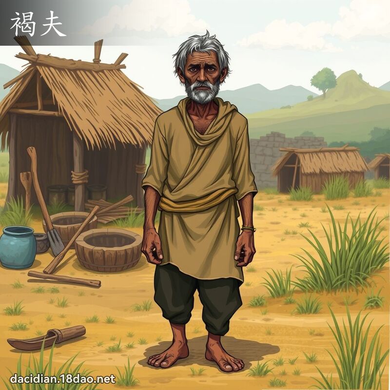 褐夫 - 國語大辭典配圖