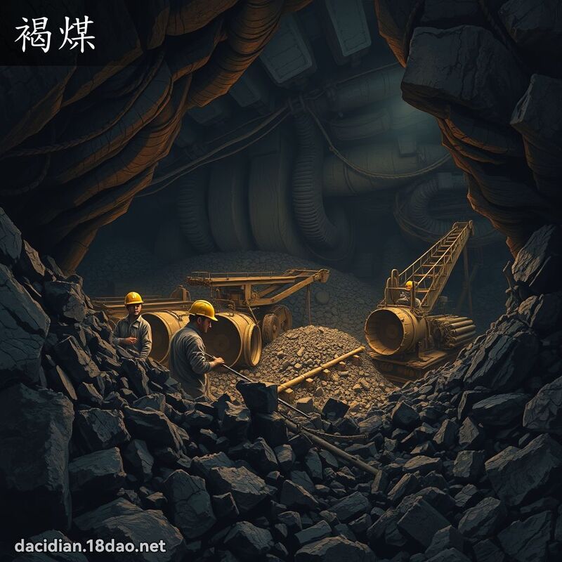 褐煤 - 国语大辞典配图