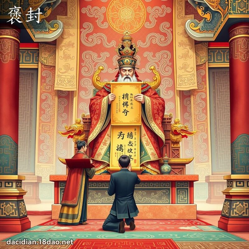 褒封 - 国语大辞典配图