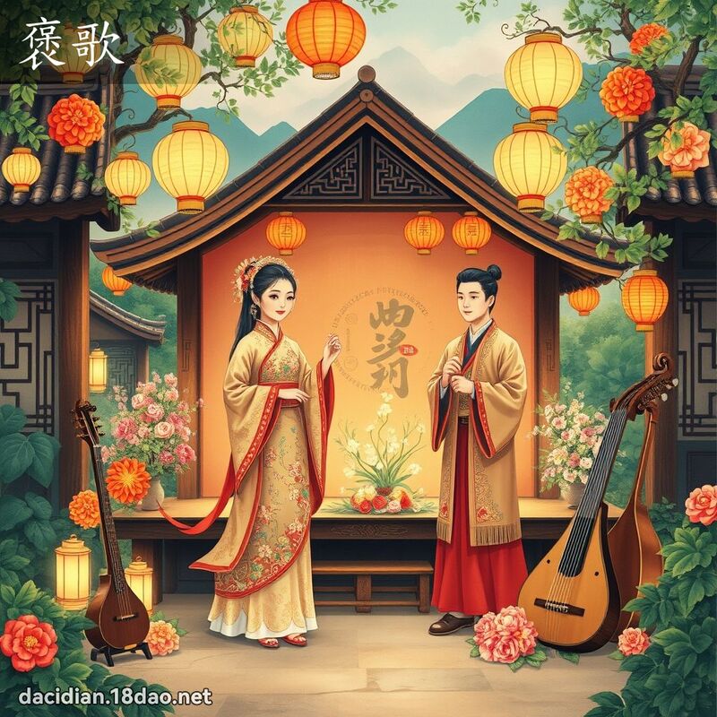 褒歌 - 國語大辭典配圖