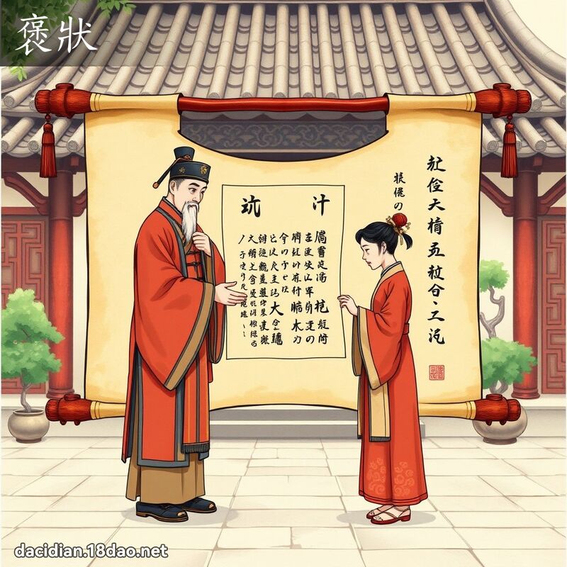 褒状 - 国语大辞典配图