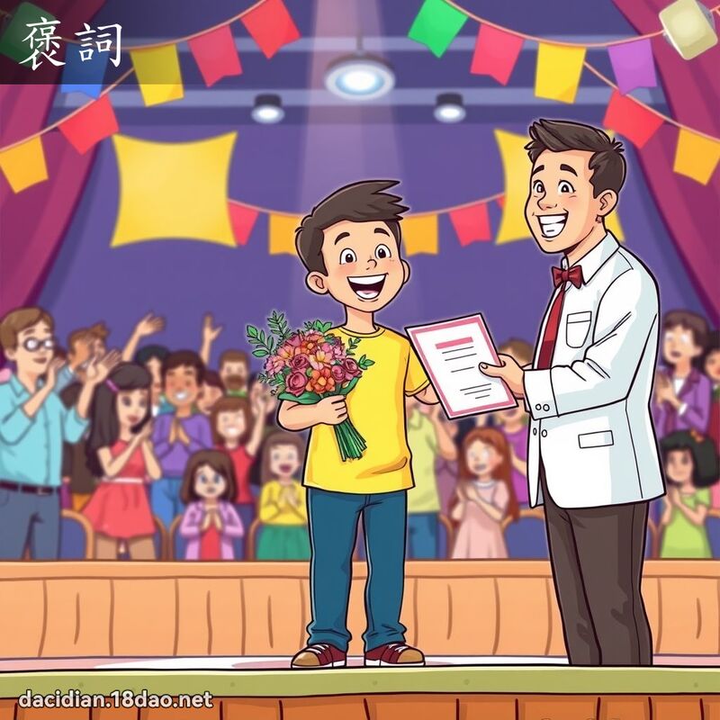 褒詞 - 國語大辭典配圖