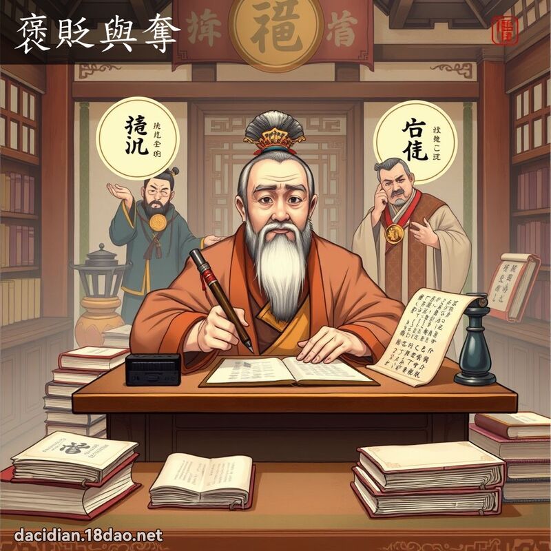 褒貶與奪 - 國語大辭典配圖