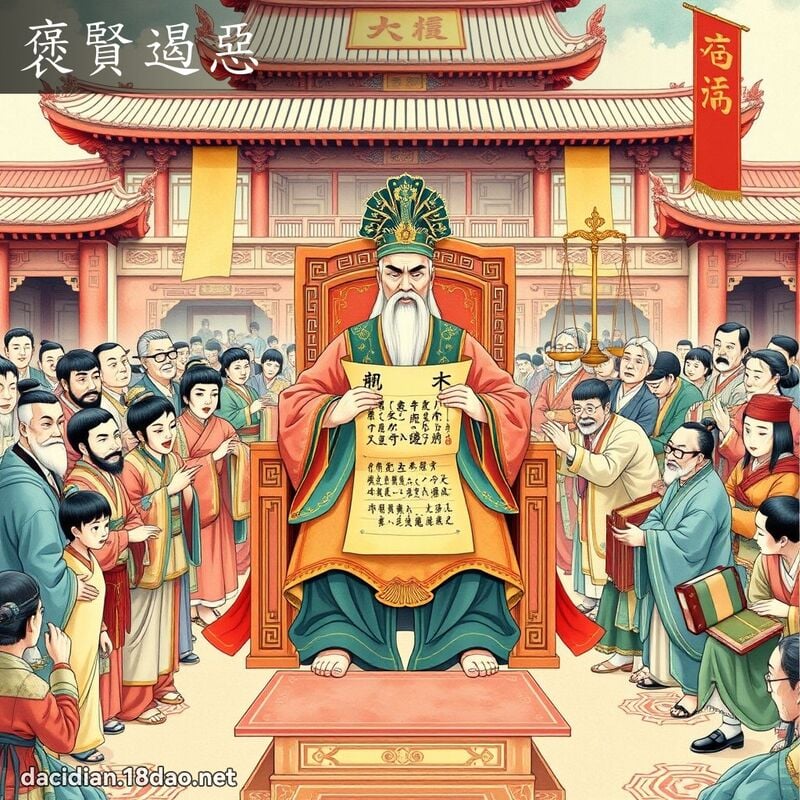 褒贤遏恶 - 国语大辞典配图
