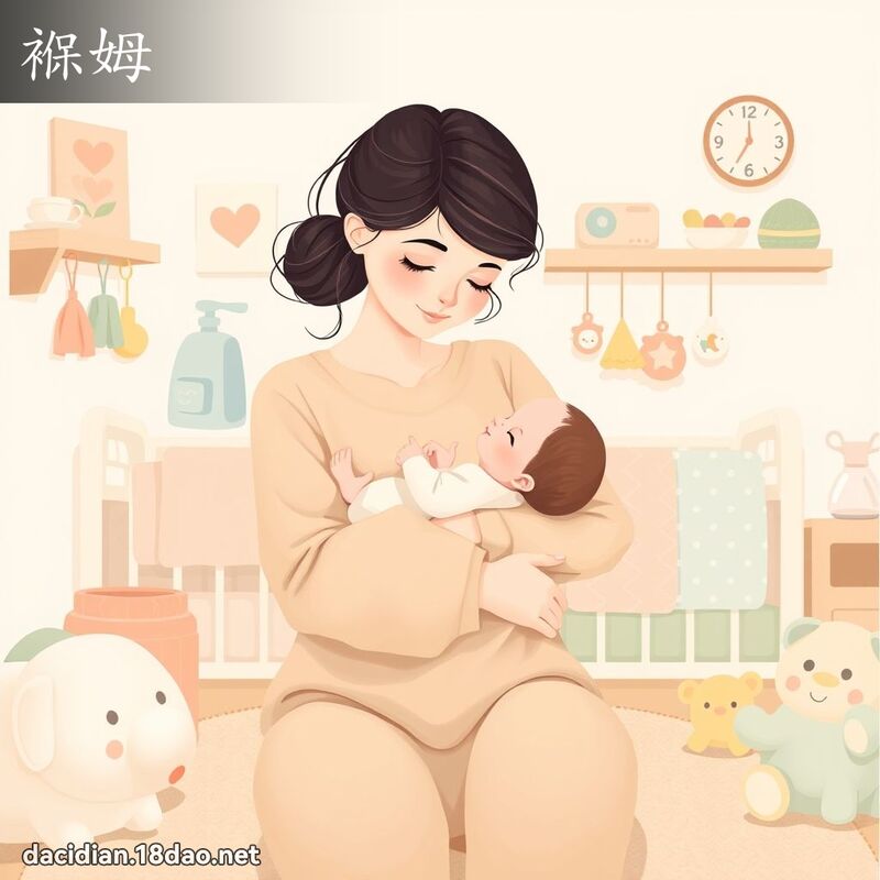 褓姆 - 國語大辭典配圖