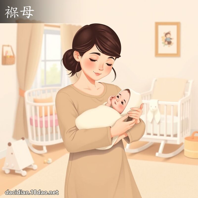 褓母 - 国语大辞典配图