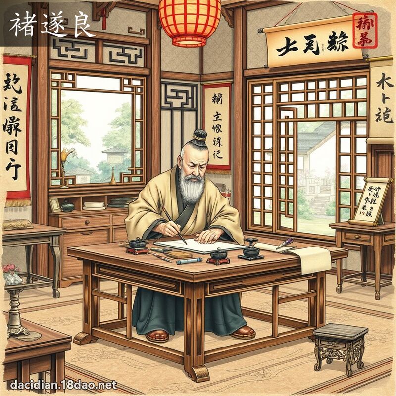 褚遂良 - 国语大辞典配图