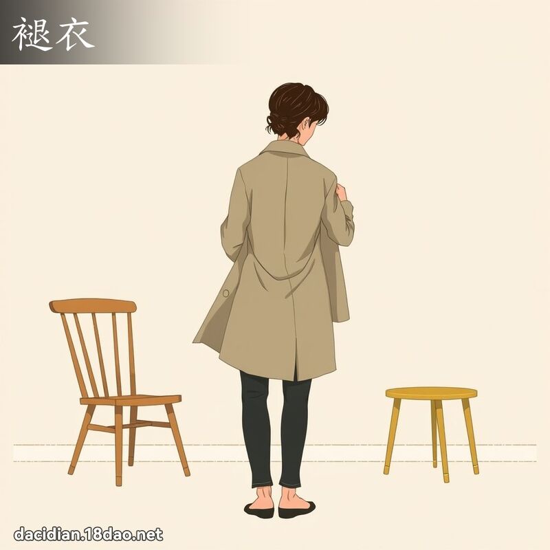 褪衣 - 國語大辭典配圖