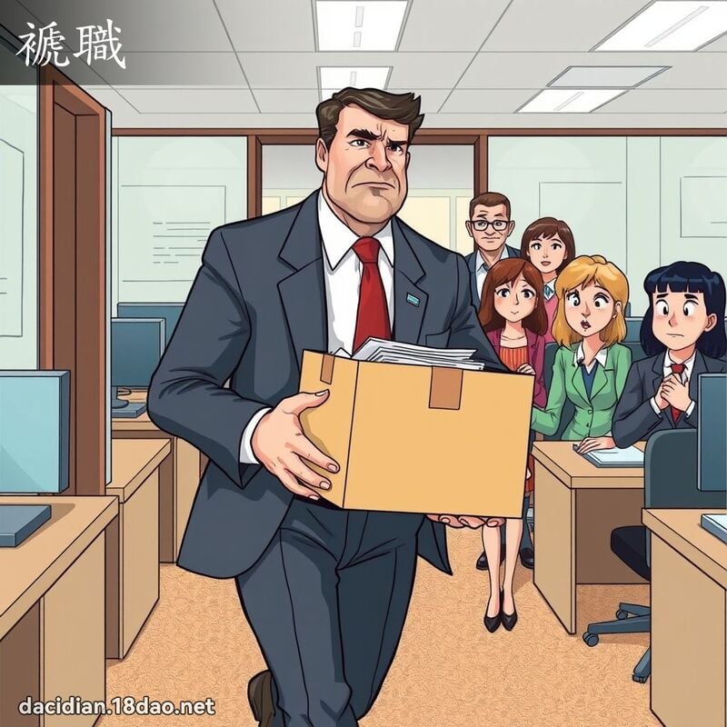 褫職 - 國語大辭典配圖
