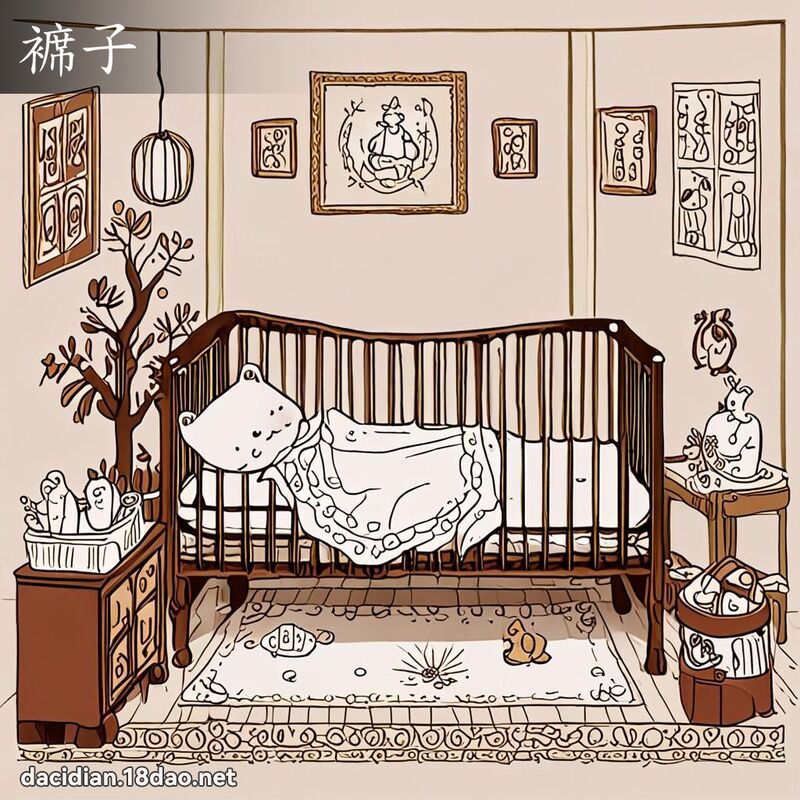 褯子 - 国语大辞典配图