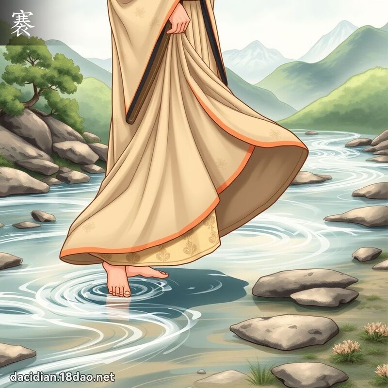 褰 - 国语大辞典配图