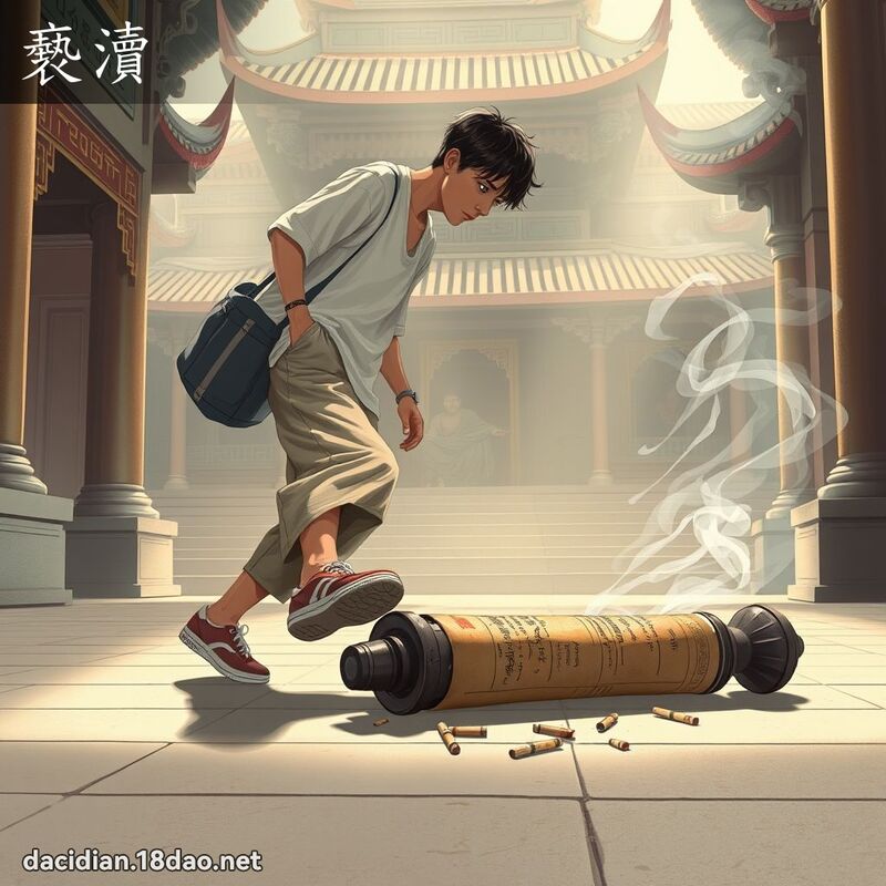 褻瀆 - 国语大辞典配图