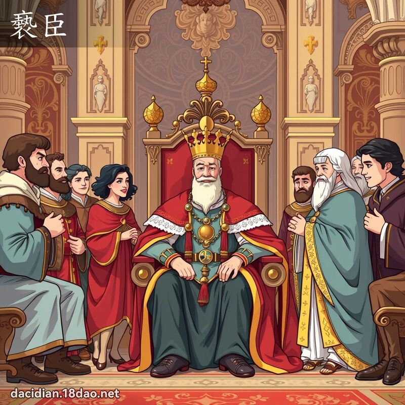 褻臣 - 国语大辞典配图