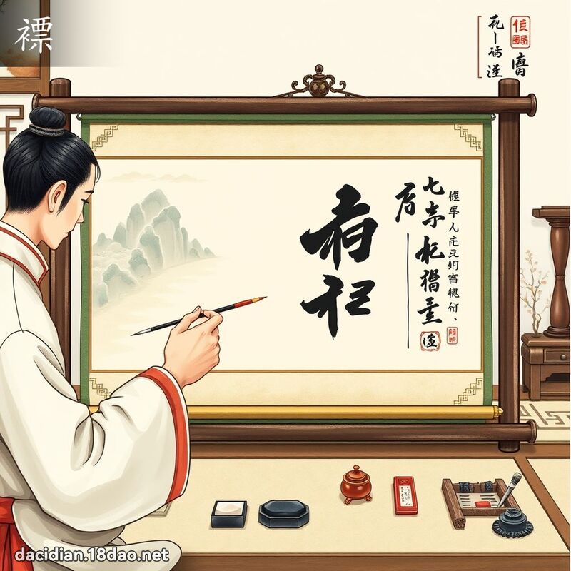 褾 - 國語大辭典配圖