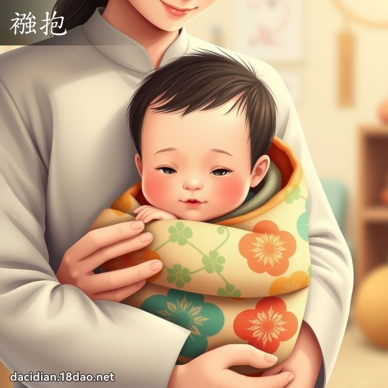 襁抱 - 國語大辭典配圖