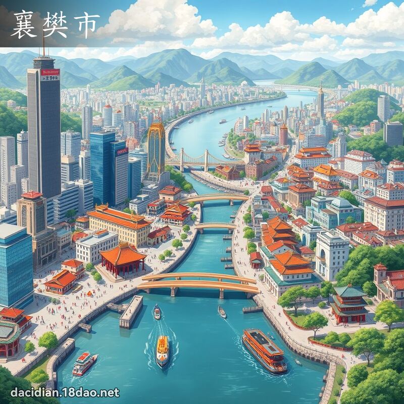 襄樊市 - 国语大辞典配图