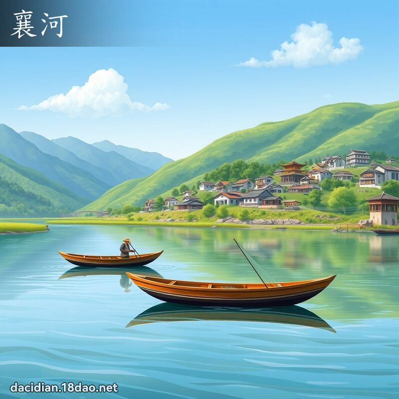 襄河 - 国语大辞典配图