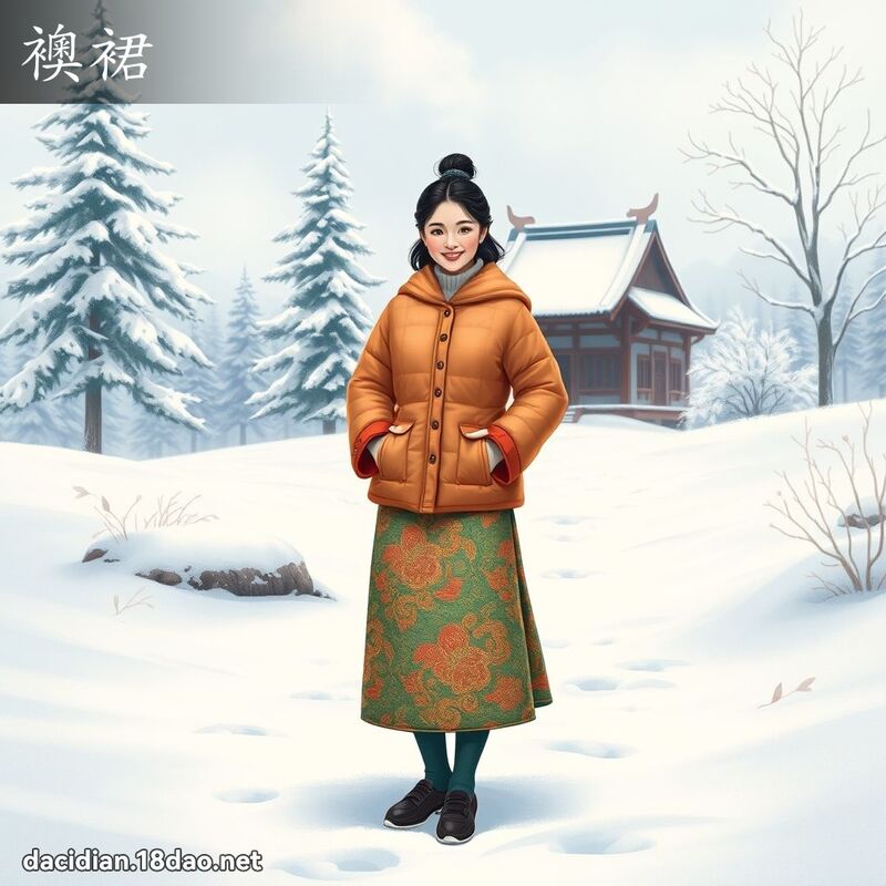 襖裙 - 國語大辭典配圖